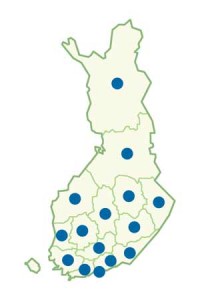 Figure 1: Map of Current Emergency Response Centres