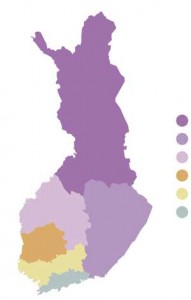 Figure 2: Map of Emergency Response Centre Consolidation