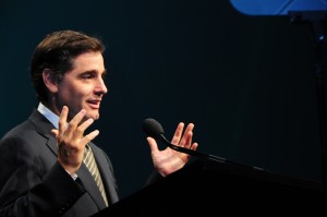 FCC Chair Julius Genachowski addressed attendees of the APCO International Conference & Expo in Philadelphia on Wednesday, Aug. 10.