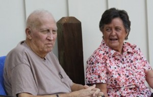 John Wyckoff with his wife of 56 years, Carolyn Marie Ulmer Wyckoff.